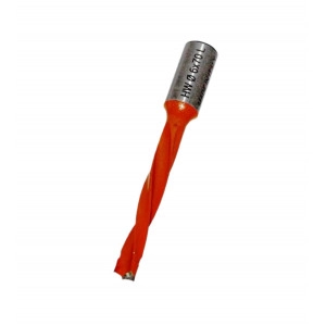 Сверло присадочное глухое 6.35×70 LH левое S10x20 50G063L Ful
